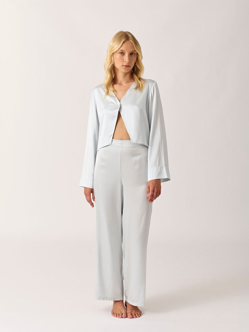 Silk Long Sleeve Shirt LARA