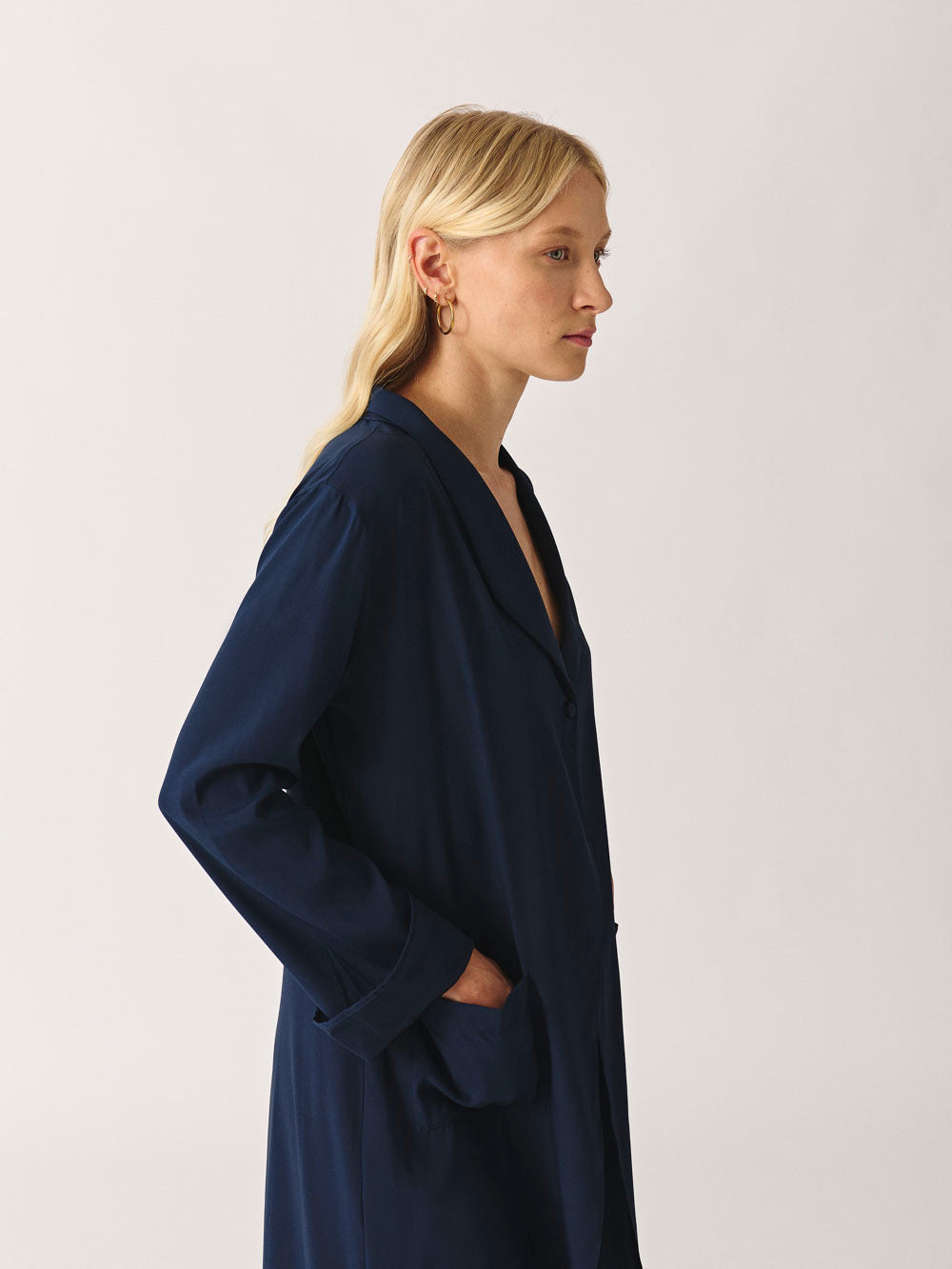 Silk Duster Coat LILY