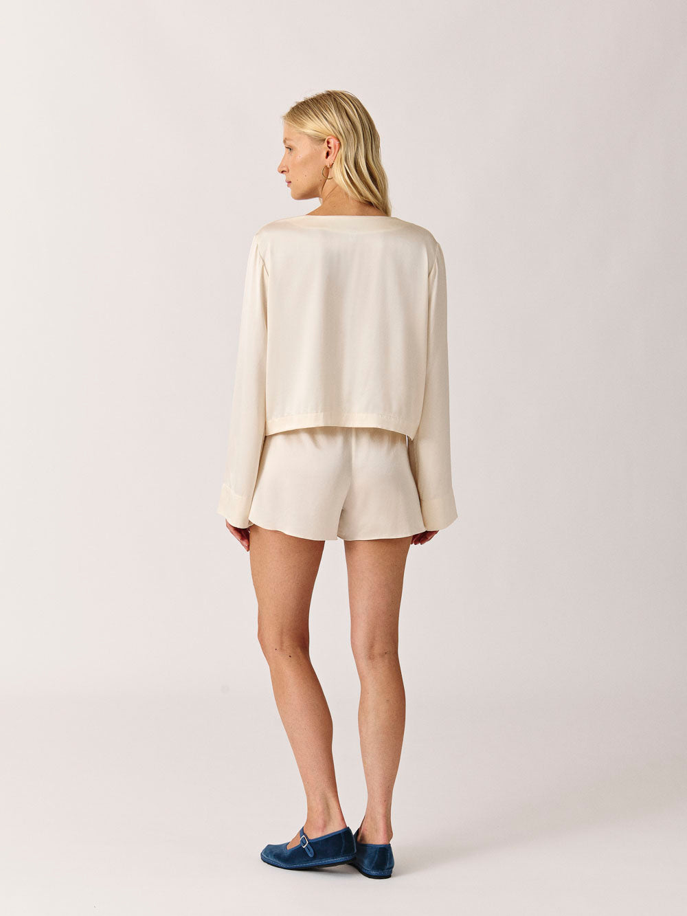 Silk Long Sleeve Shirt LARA