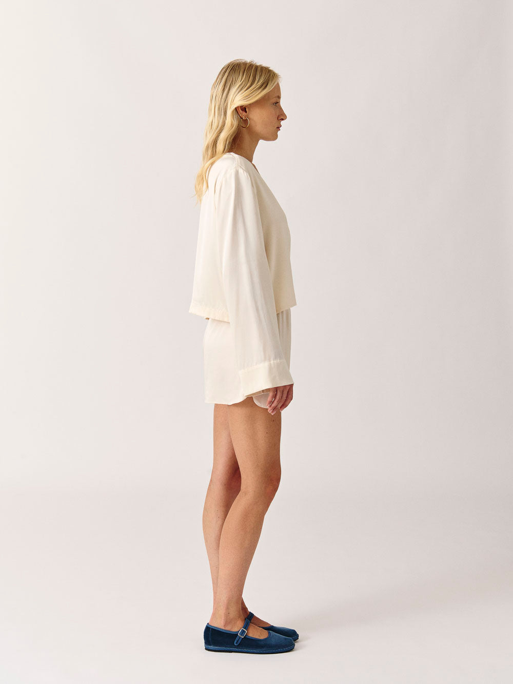 Silk Long Sleeve Shirt LARA