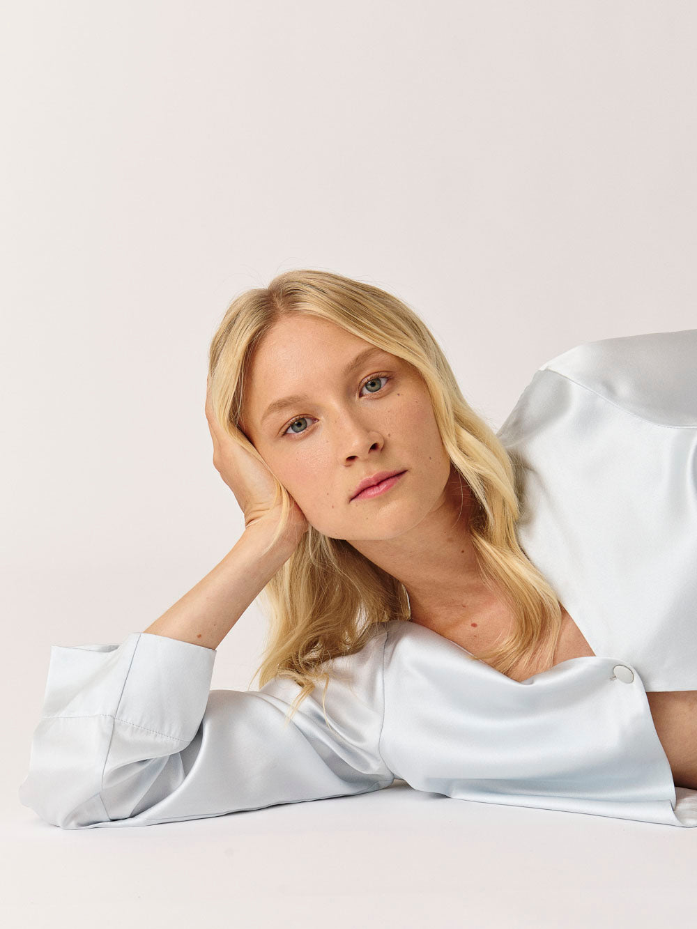 Silk Long Sleeve Shirt LARA