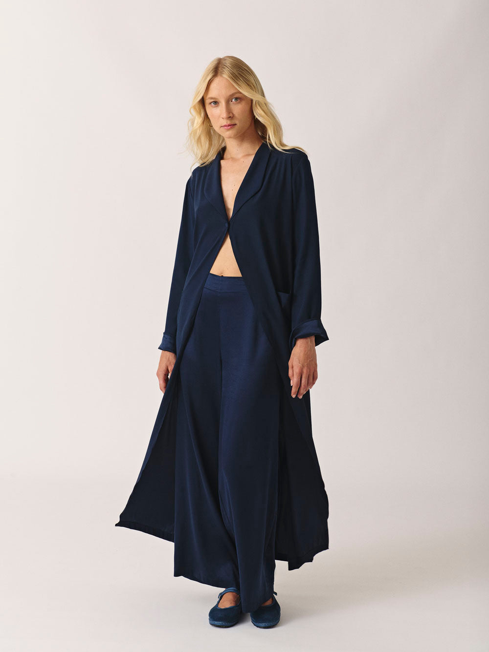 Silk Duster Coat LILY